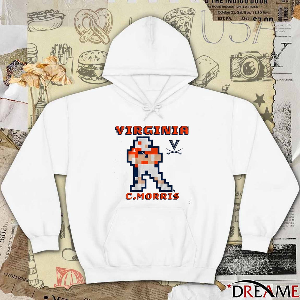 Virginia Cavaliers Football Chandler Morris Retro Baller 2025 t-shirt