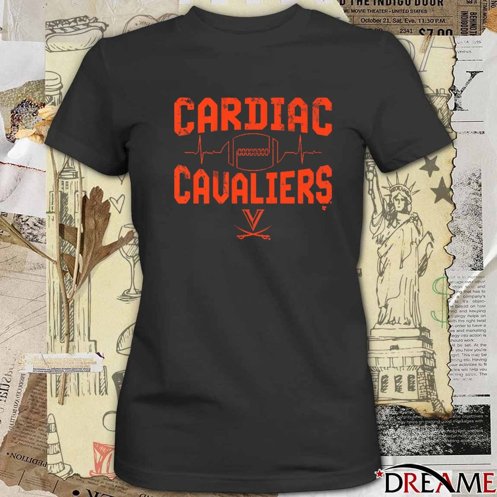 Virginia Cavaliers Football NCAA Cardiac Cavaliers t-shirt