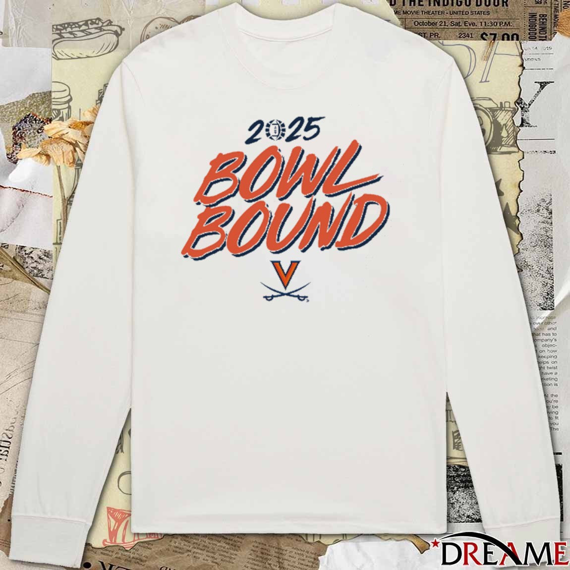 Virginia Cavaliers football NCAA 2025 Bowl Bound Season t-shirt