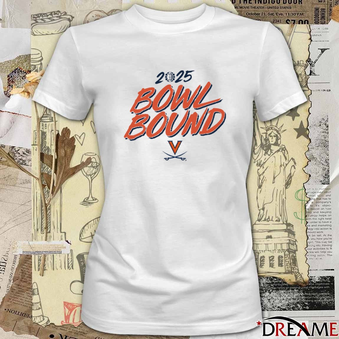 Virginia Cavaliers football NCAA 2025 Bowl Bound Season t-shirt