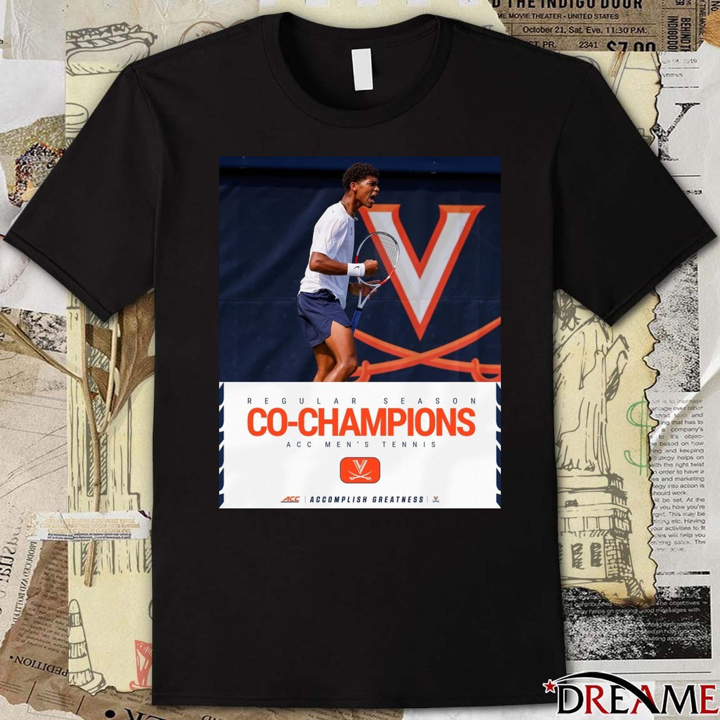 Virginia Men’s Tennis 2026 ACC Regular Season Co-Champions Poster t-shirt