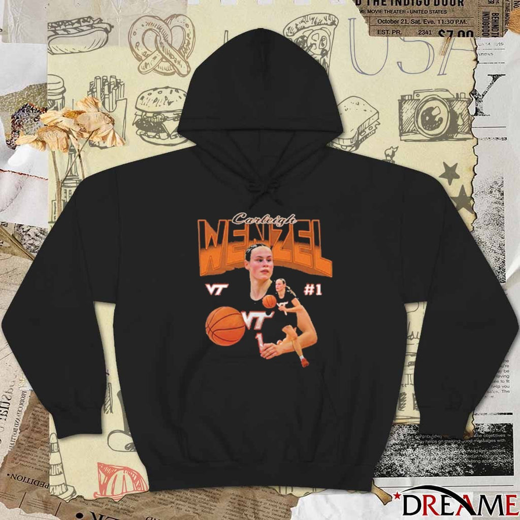 Virginia Tech Hokies Carleigh Wenzel Who Wears Jersey 1 t-shirt