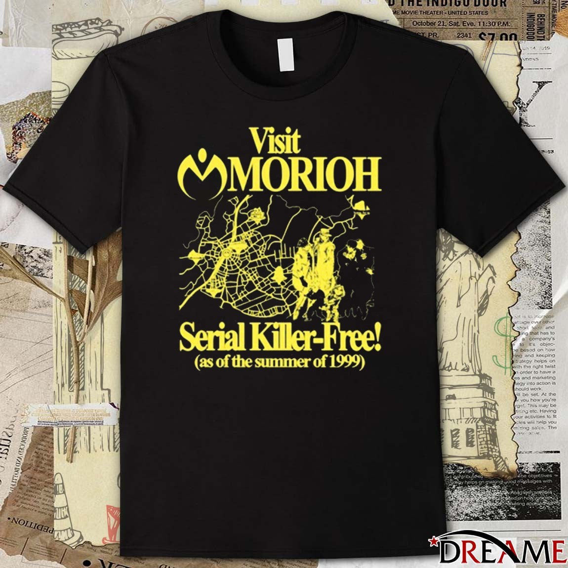 Visit Morioh Serial Killer Free As Of The Summer Of 1999 t-shirt