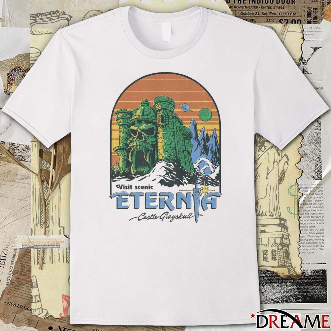 Visit Scenic Eternia Castle Grayskull t-shirt