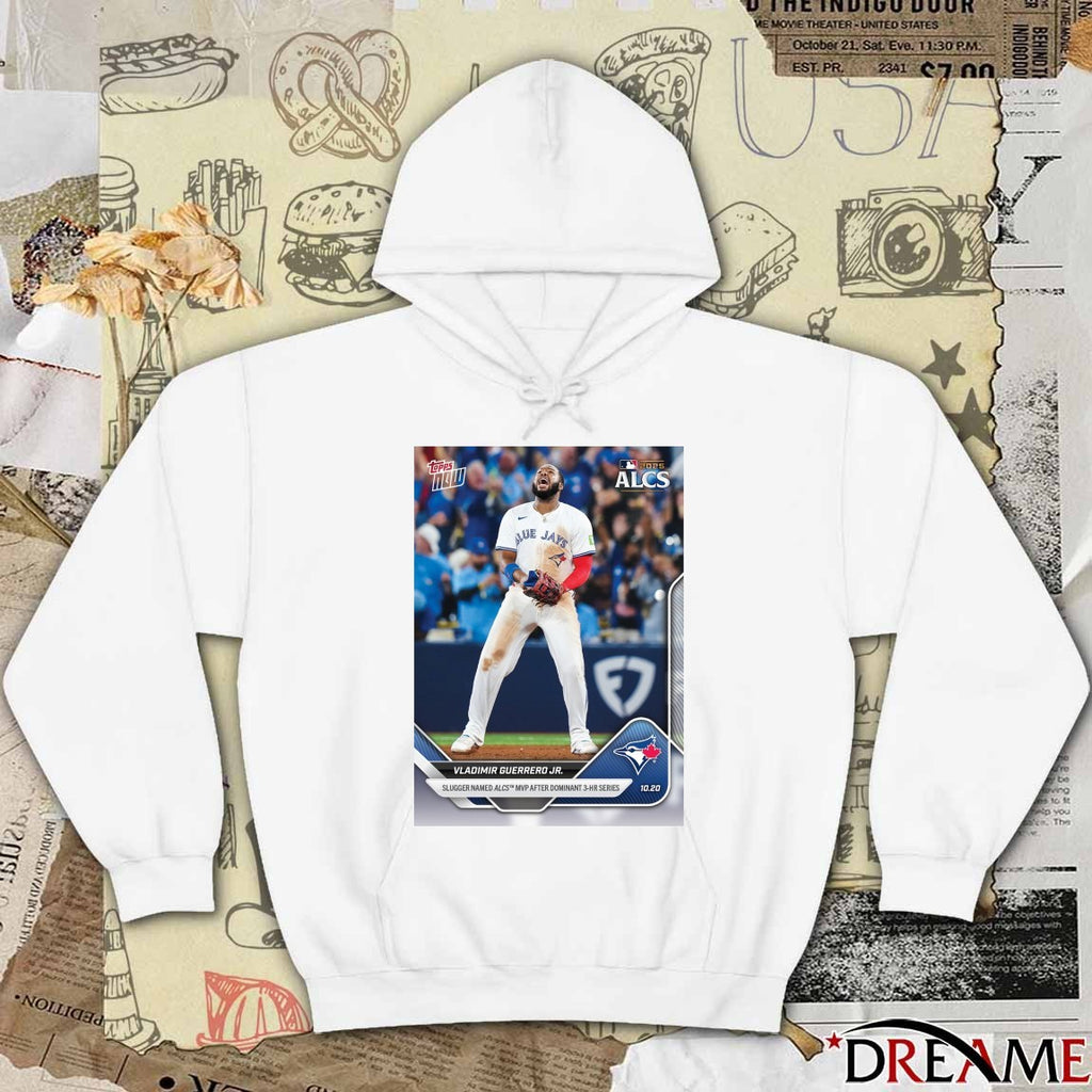 Vladimir Guerrero Jr. 2025 MLB Topps Slugger Named ALCS MVP After Dominant 3 HR Series t-shirt
