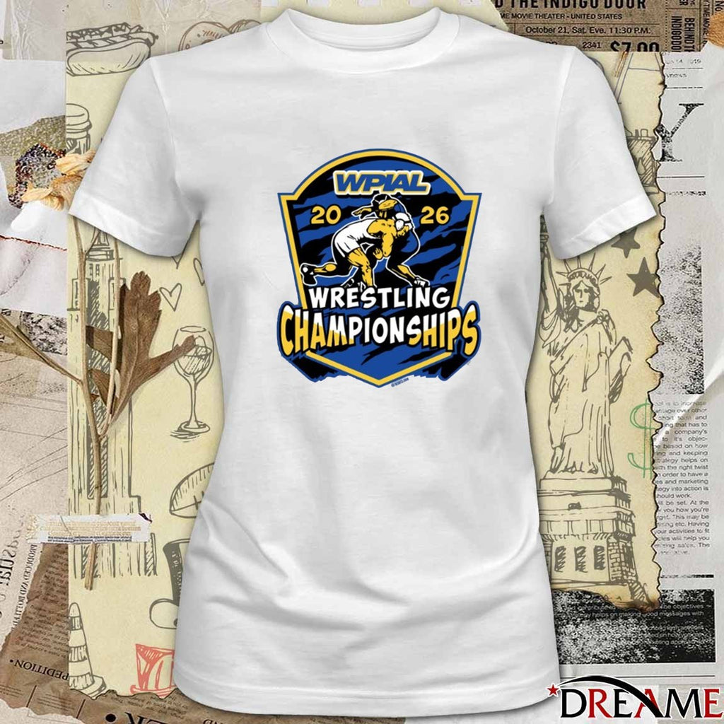 WPIAL 2026 Wrestling Championship at Team Championships Arena Logo t-shirt