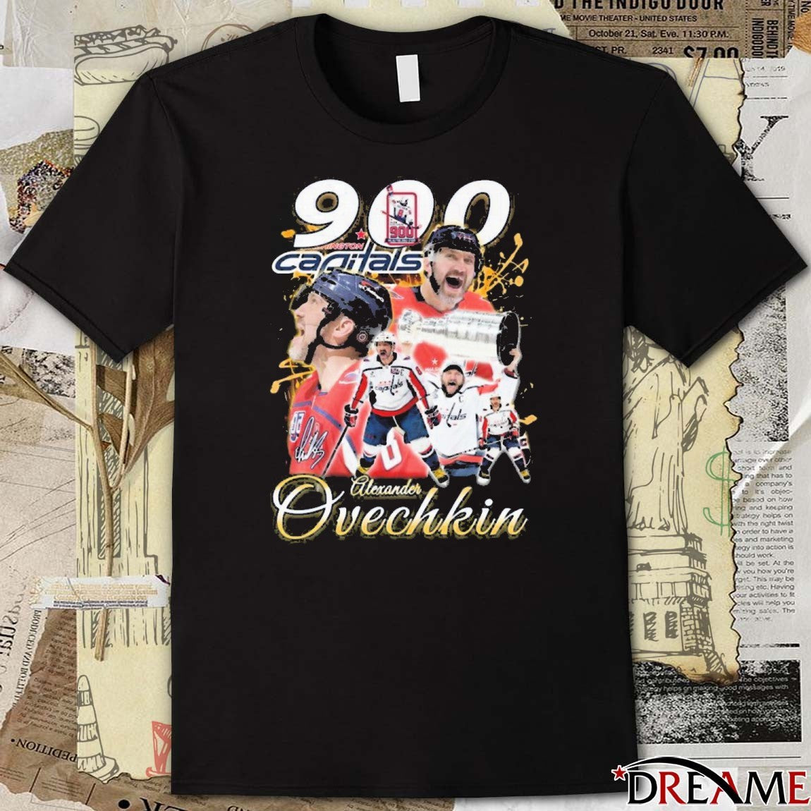 Washington Capitals Alexander Ovechkin 2025 Celebrate 900 NHL Goals t-shirt