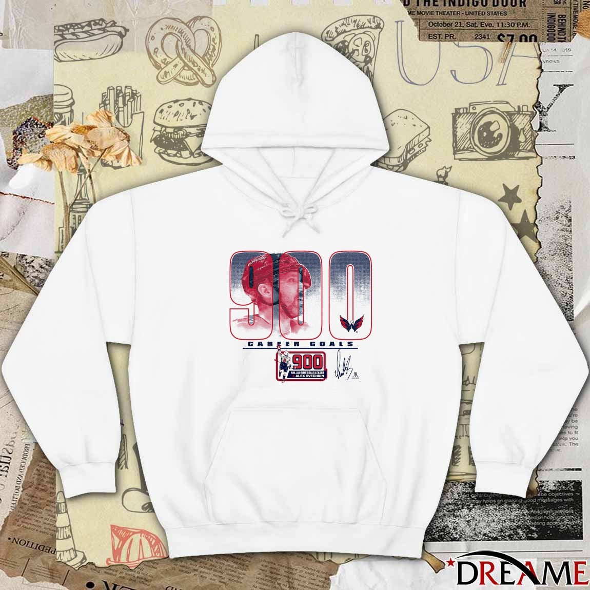 Washington Capitals Alexander Ovechkin 900th All Time Goals Leader Career Goal Signature t-shirt