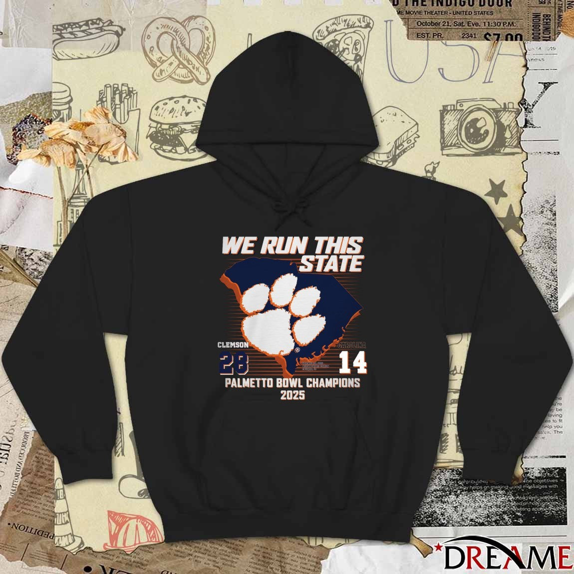 We Run This State Clemson Tigers 28 – 14 South Carolina Gamecocks 2025 Palmetto Bowl t-shirt
