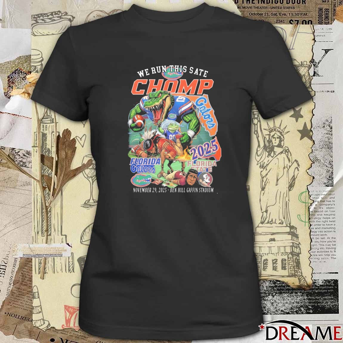 We Run This State Florida Sunshine Showdown 2025 Florida Gators Beat 40 – 21 Florida State t-shirt
