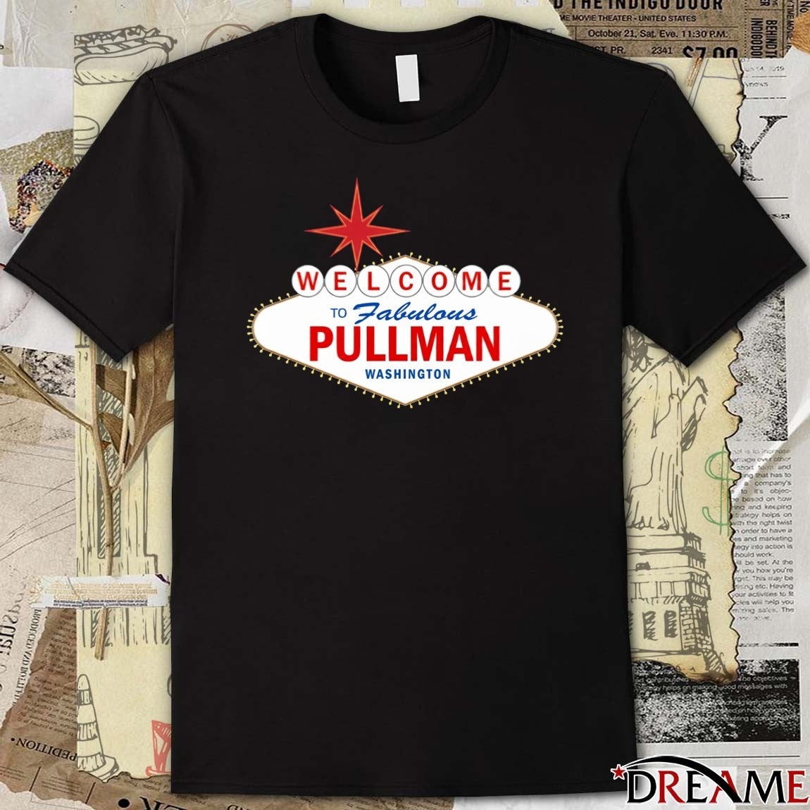 Welcome To Fabulous Pullman Washington State Cougars t-shirt