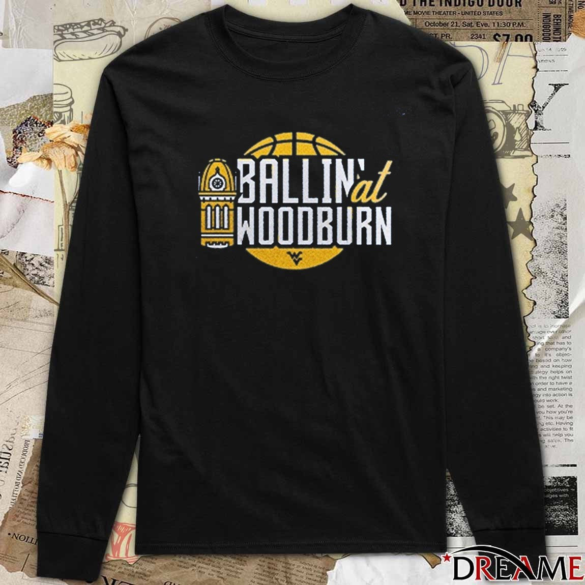 West Virginia Mountaineers Ballin’ At Woodburn 2025 t-shirt
