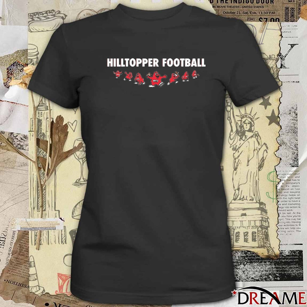 Western Kentucky Hilltopper Football Big Red Mascot 2025 t-shirt
