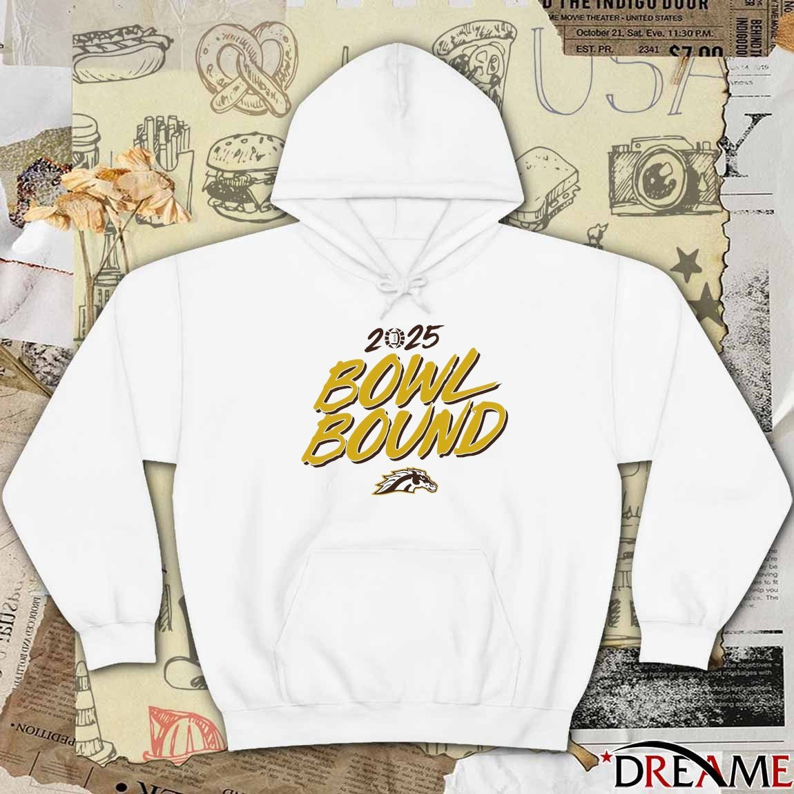 Western Michigan Broncos football NCAA 2025 Bowl Bound t-shirt