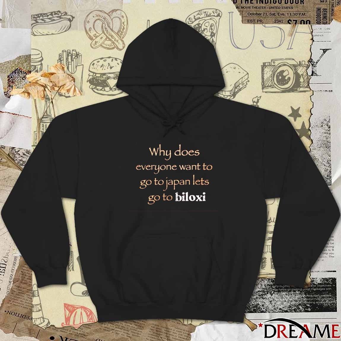 Why Does Everyone Want To Go To Japan Let’s Go To Biloxi t-shirt