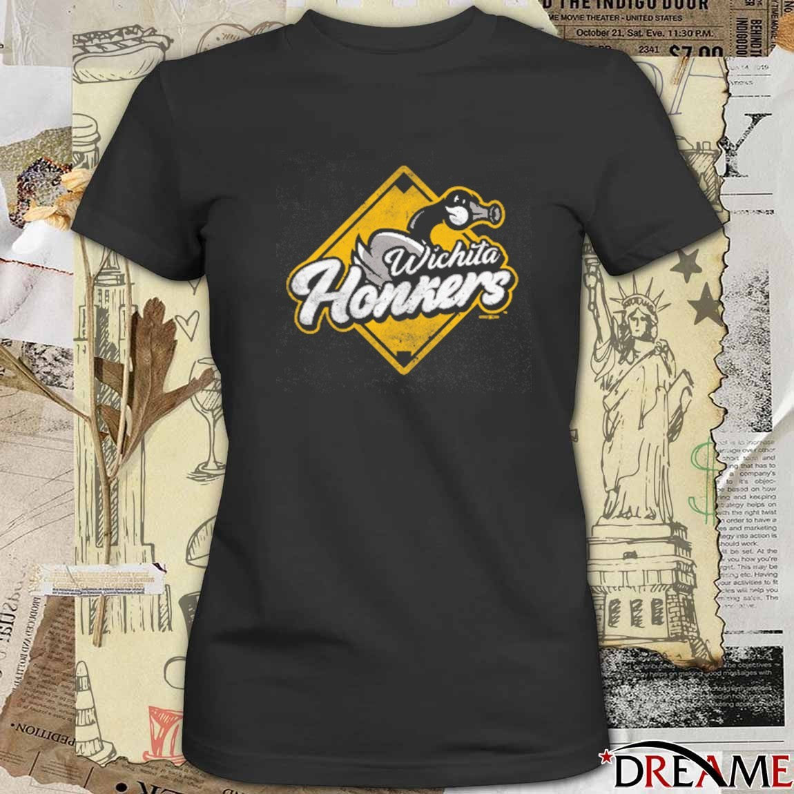 Wichita Wind Surge Wichita Honkers Street Sign t-shirt