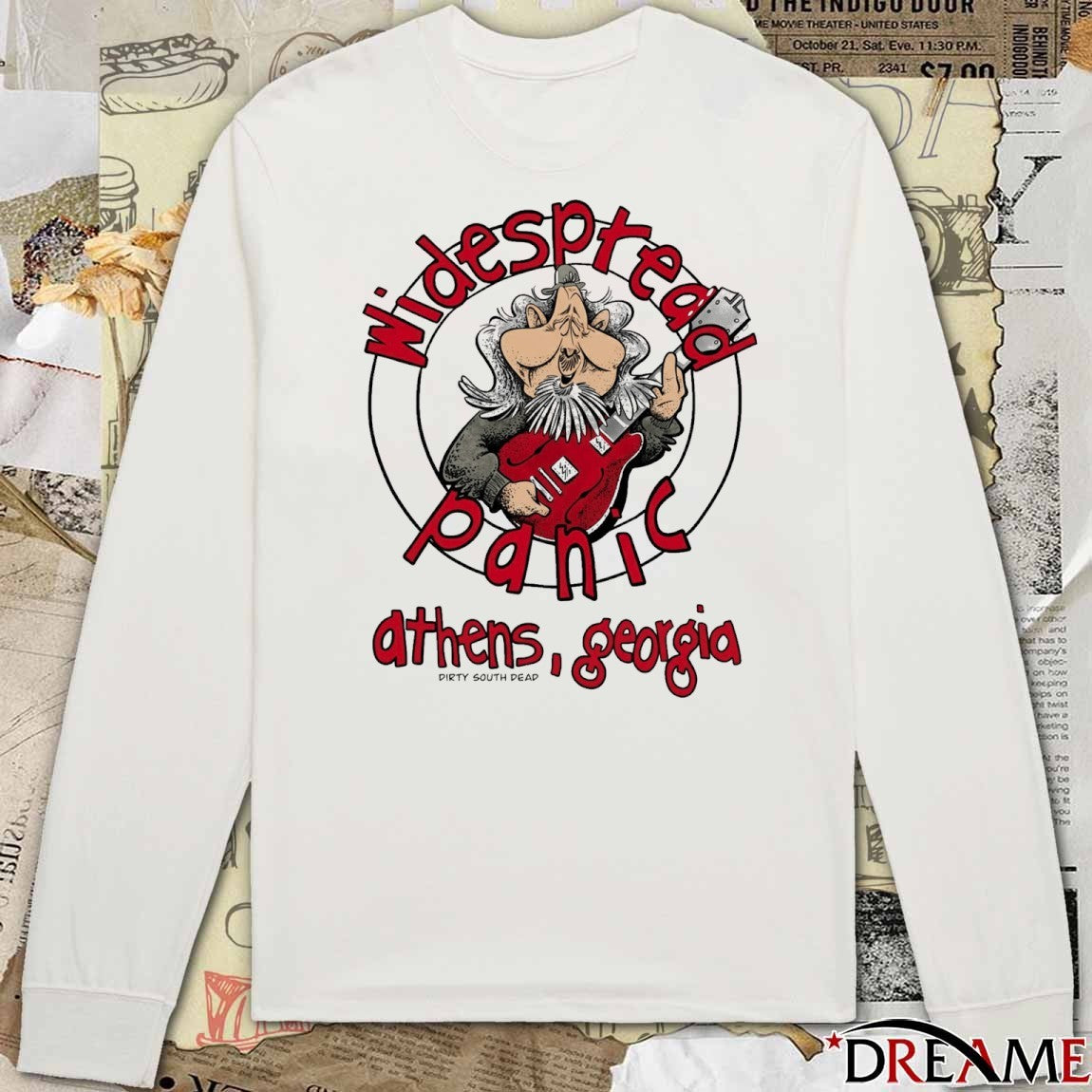 Widespread Panic Athens Georgia Dirty South Dead Spreadneck Gourmet t-shirt