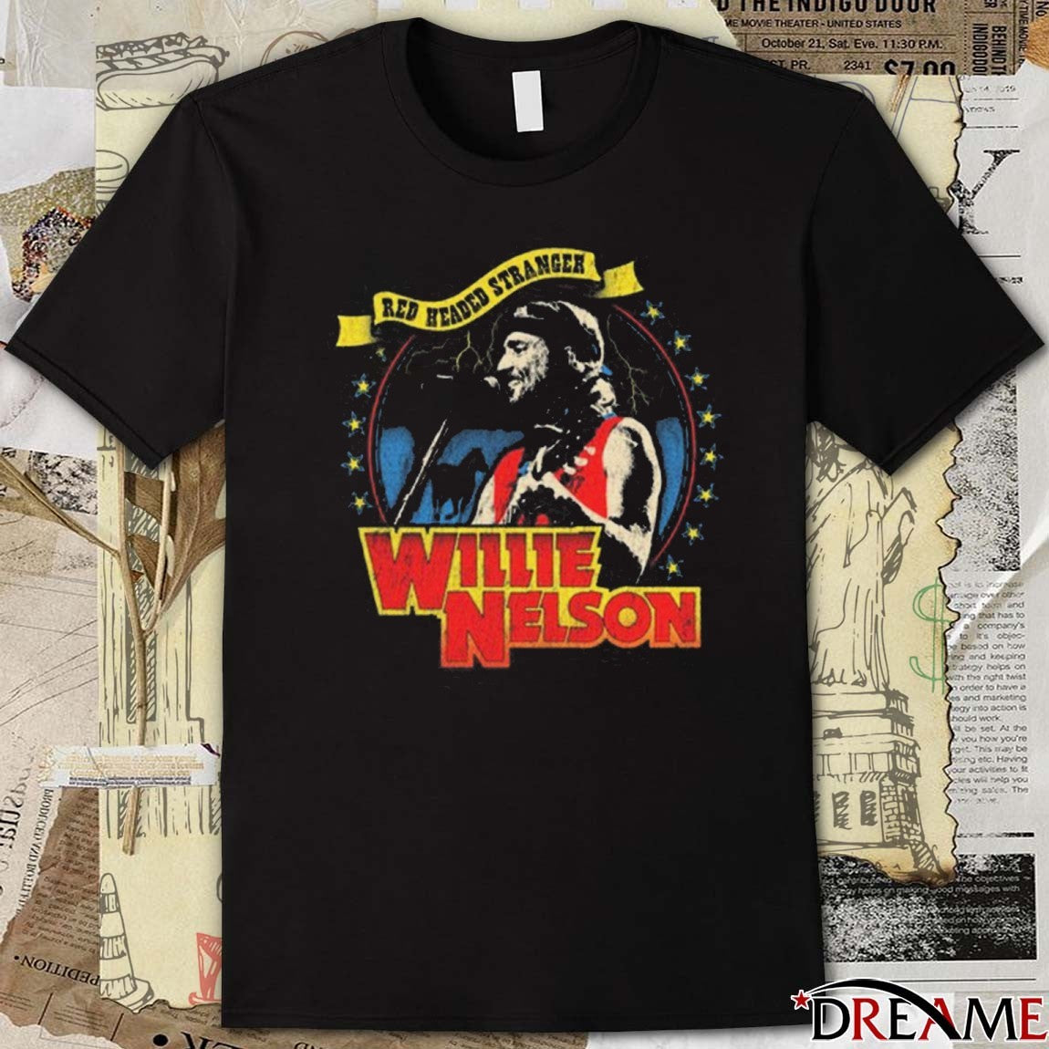 Willie Nelson Red Headed Stranger 2026 t-shirt