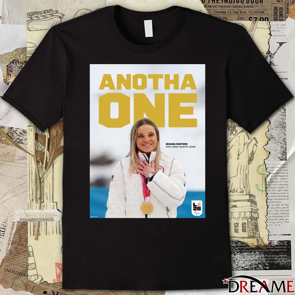 Winter Paralympics Anotha One Oksana Masters Para Cross-country Skiing t-shirt