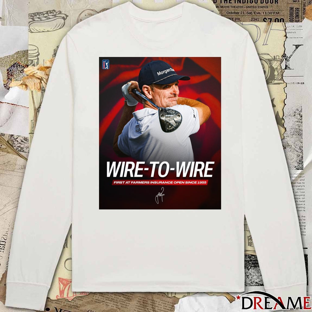 Wire-To-Wire First At Farmers Insurance Open Since 1955 PGA Tour Signature Poster t-shirt