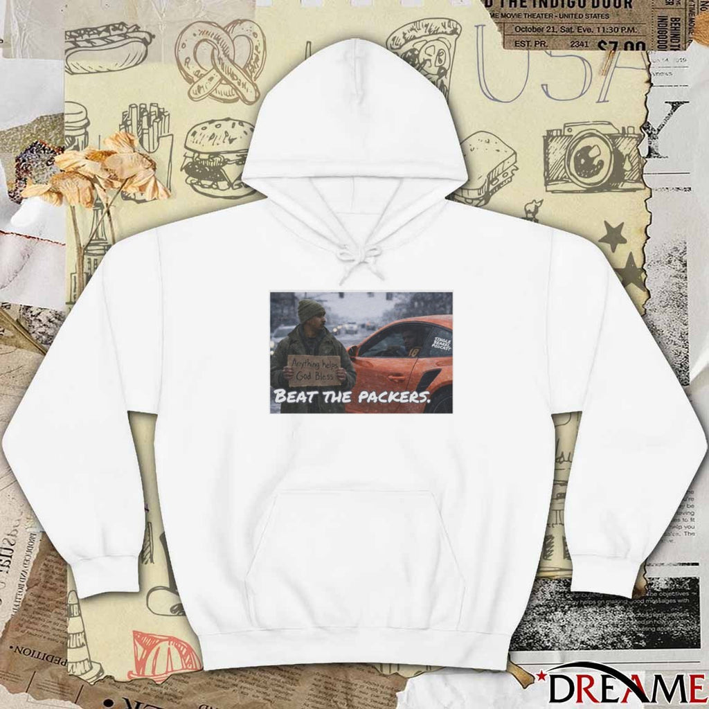Wisconsin Bum Beat The Packers Anything Helps God Bless t-shirt