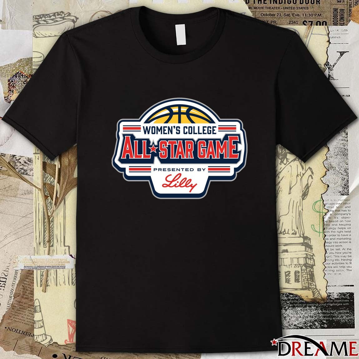 Women’s College All-Star Game Presented By Lilly Logo t-shirt