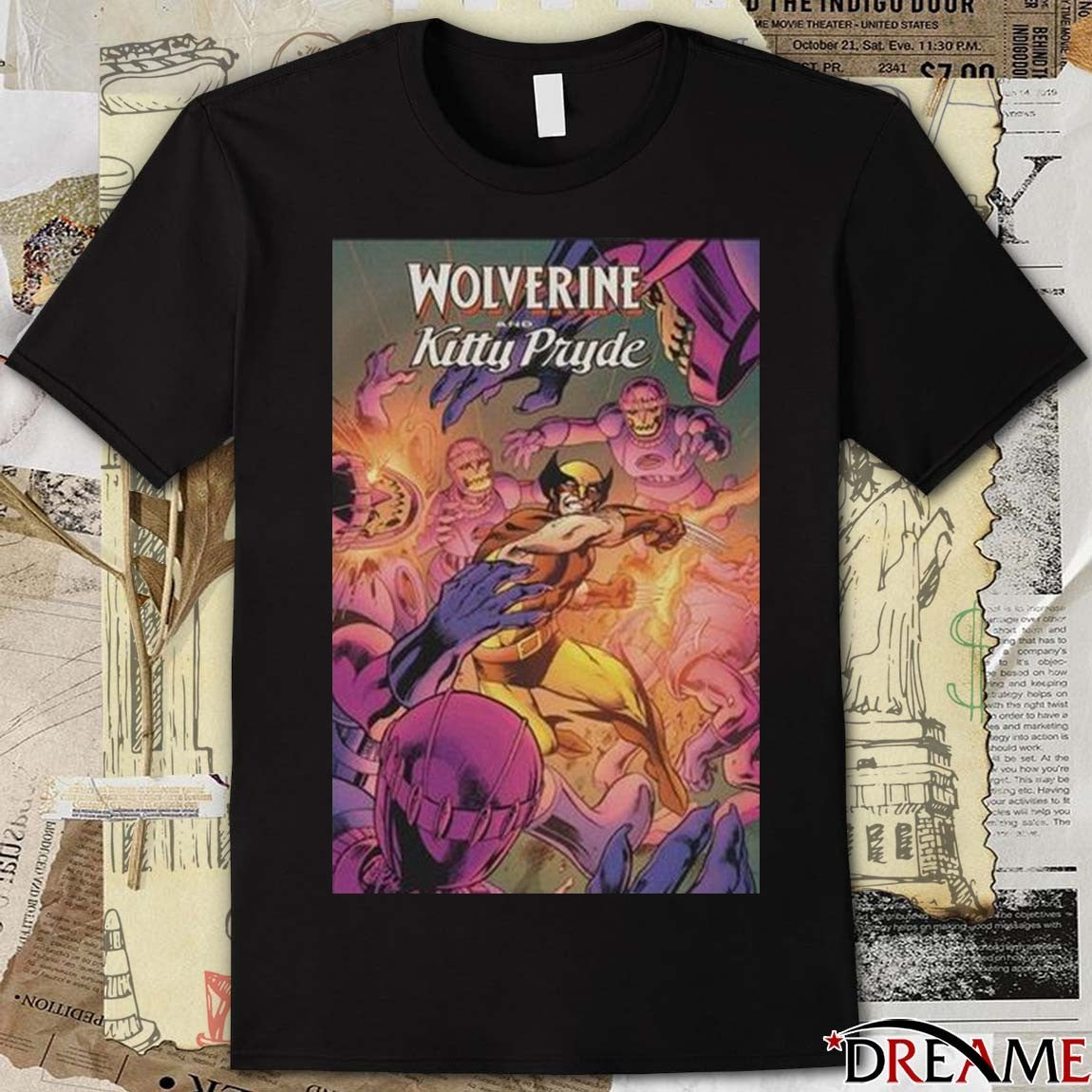 X-Men Wolverine And Kytty Pryde t-shirt