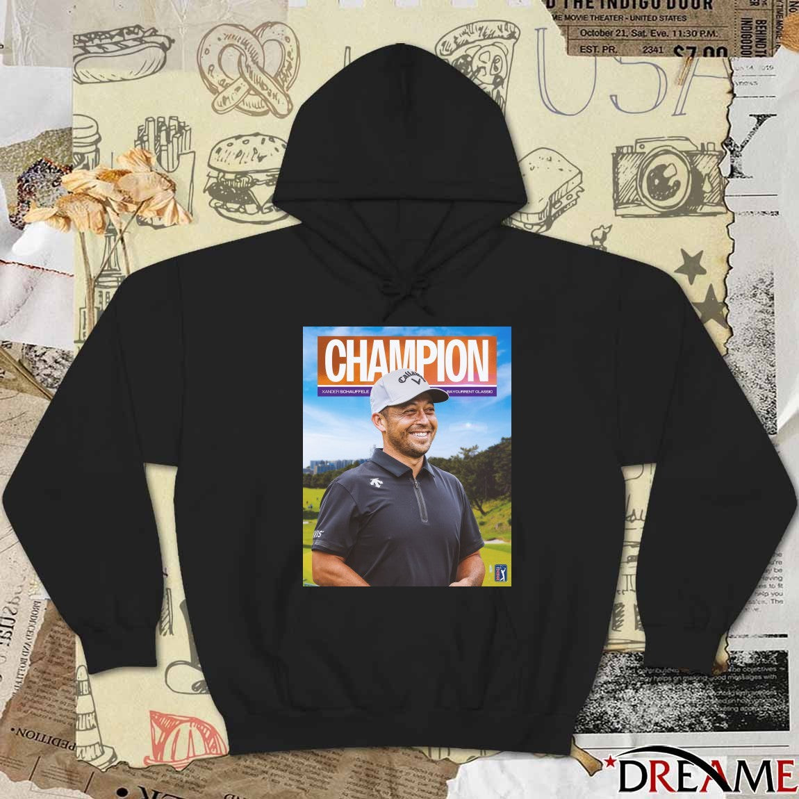 Xander Schauffele Baycurrent Classic Champions PGA Tour 2025 Poster t-shirt