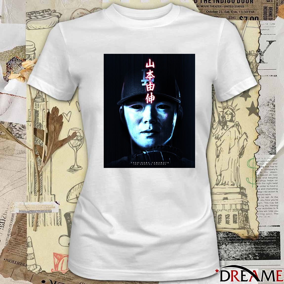 Yoshinobu Yamamoto Causing Nightmares For Hitters All October Los Angeles Dodgers MLB Poster t-shirt