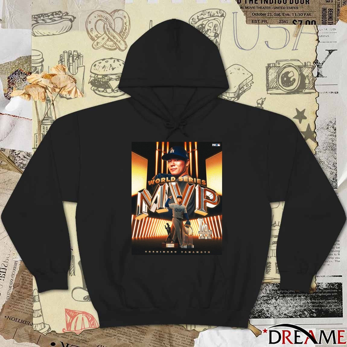 Yoshinobu Yamamoto Los Angeles Dodgers Being Named The World Series MVP 2025 Poster t-shirt