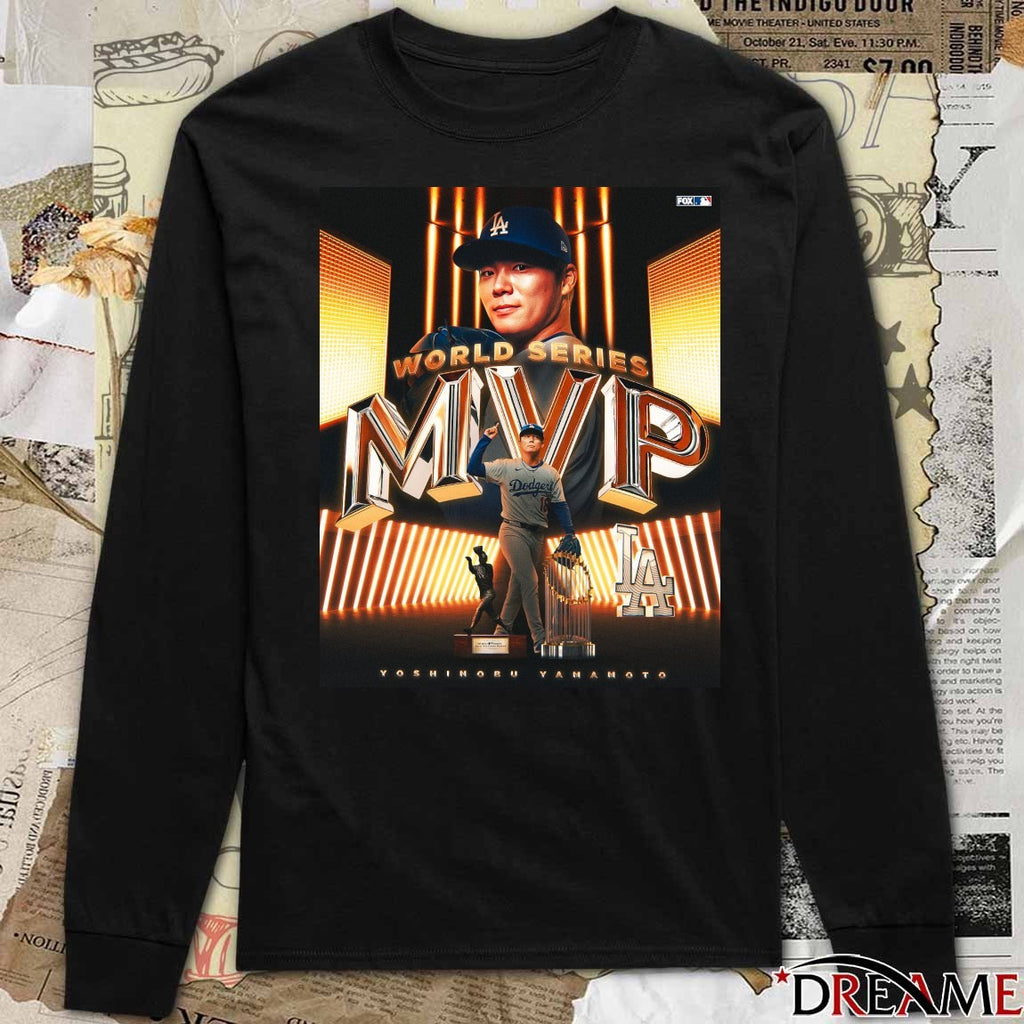 Yoshinobu Yamamoto Los Angeles Dodgers Being Named The World Series MVP 2025 Poster t-shirt