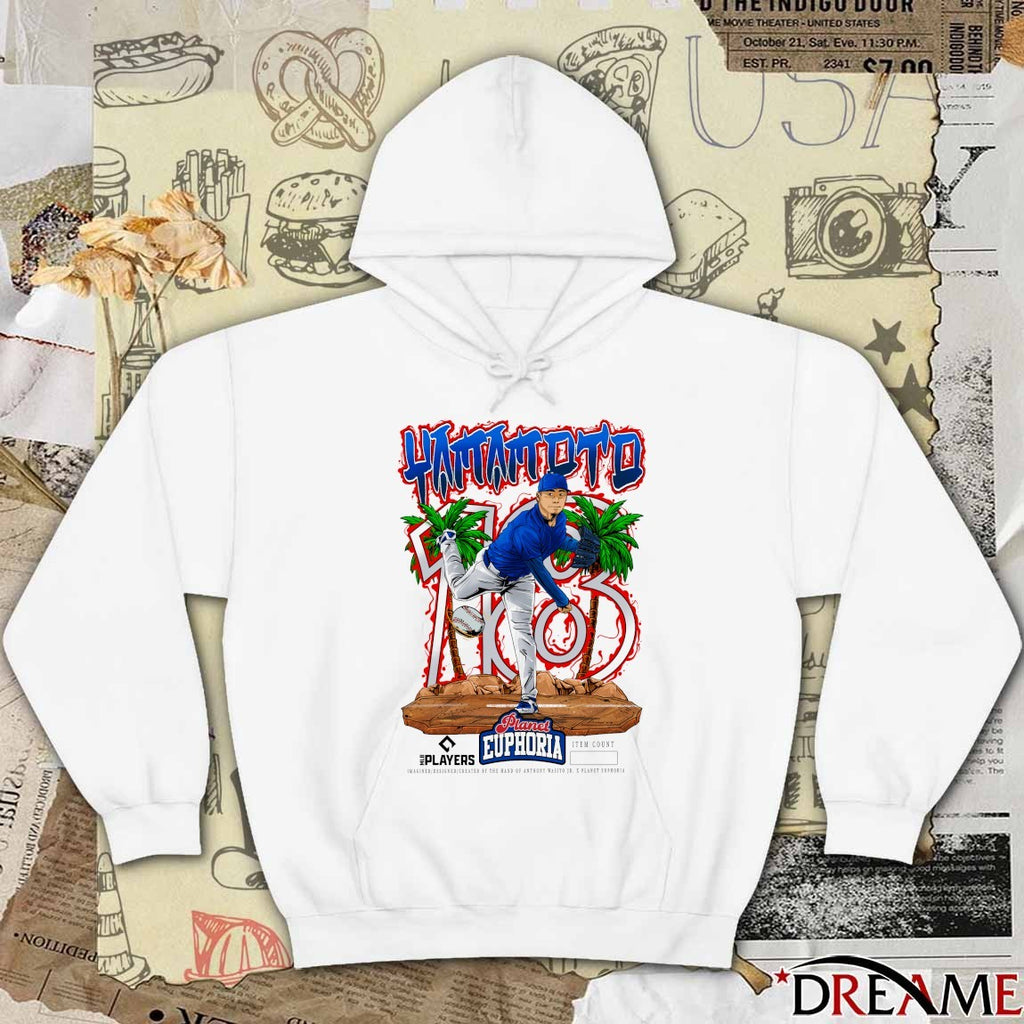 Yoshinobu Yamamoto Los Angeles Dodgers MLB 2026 Planet Euphoria Art t-shirt