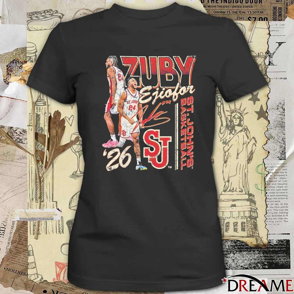 Zuby Ejiofor St. John’s Red Storm 2026 NCAA March Madness Sweet Sixteen Big East Player Of The Year t-shirt