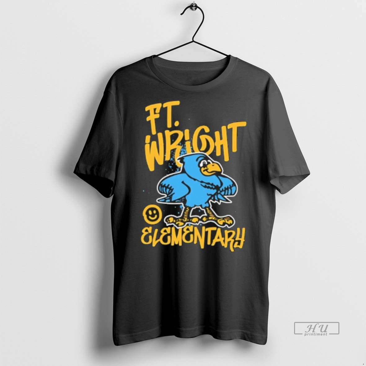 Officials Ft Wright Elementary Smiley Graffiti Shirt Sweater