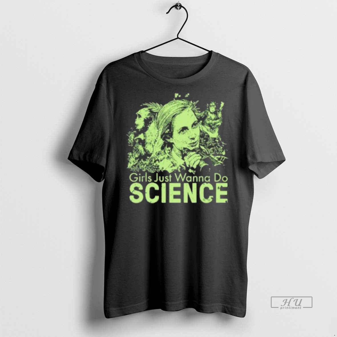 Officials Girls Just Wanna Do Science Jane Goodall Inspired T Shirt Sweater