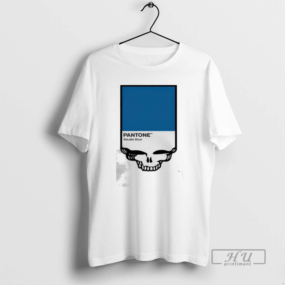 Officials Grateful Stealie Blue Pantone T Shirt