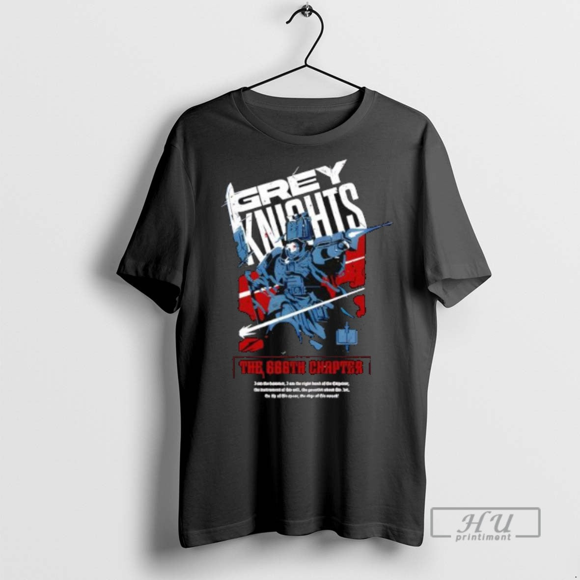 Officials Grey Knights The 666th Chapter T Shirt