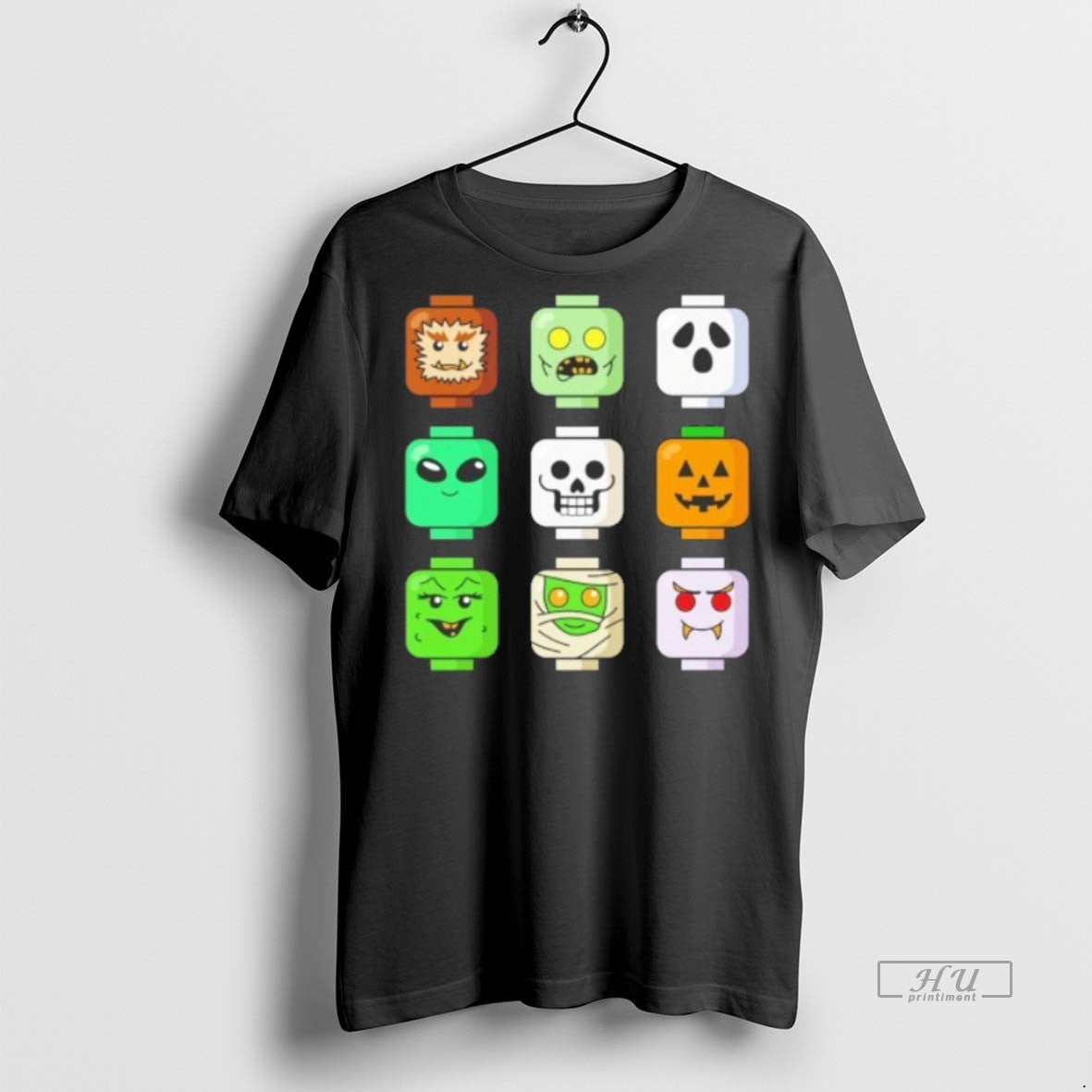 Officials Halloween Zombie Block Heads Shirt Sweater