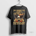 Officials Im A Grumpy Old Army Veteran Depends On Your Level Of Stupidity Shirt Sweater