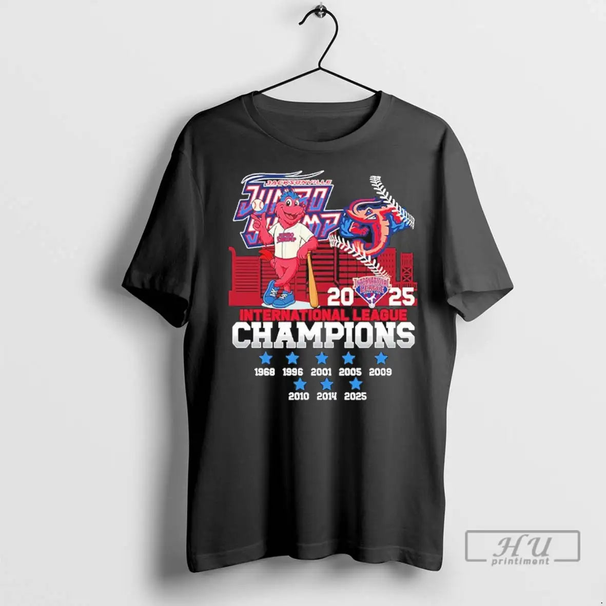 Officials Jacksonville Jumbo Shrimp International League Champions 2025 Mascot T Shirt
