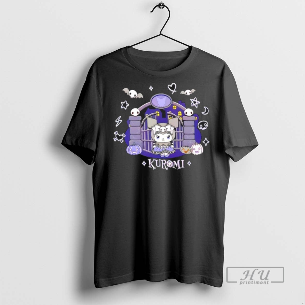 Officials Kuromis Mischief Mansion Puff Print Halloween Anime T Shirt