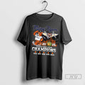Officials Lakeland Flying Tigers Baseball Florida State League Champions 2025 Mascot Skyline T Shirt