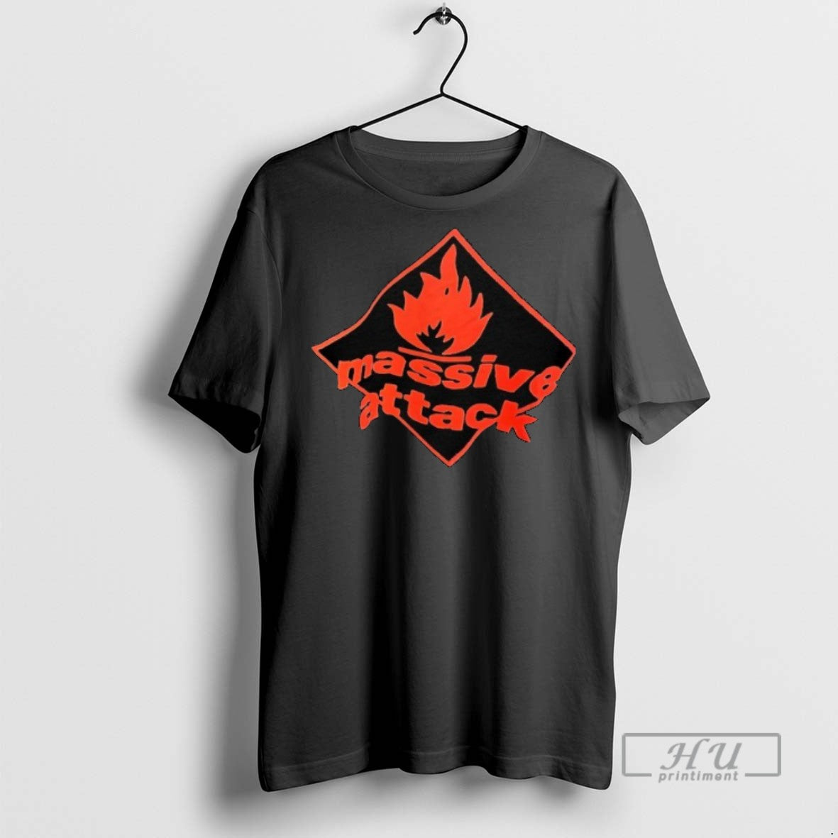 Officials Massive Attack Fire T Shirt