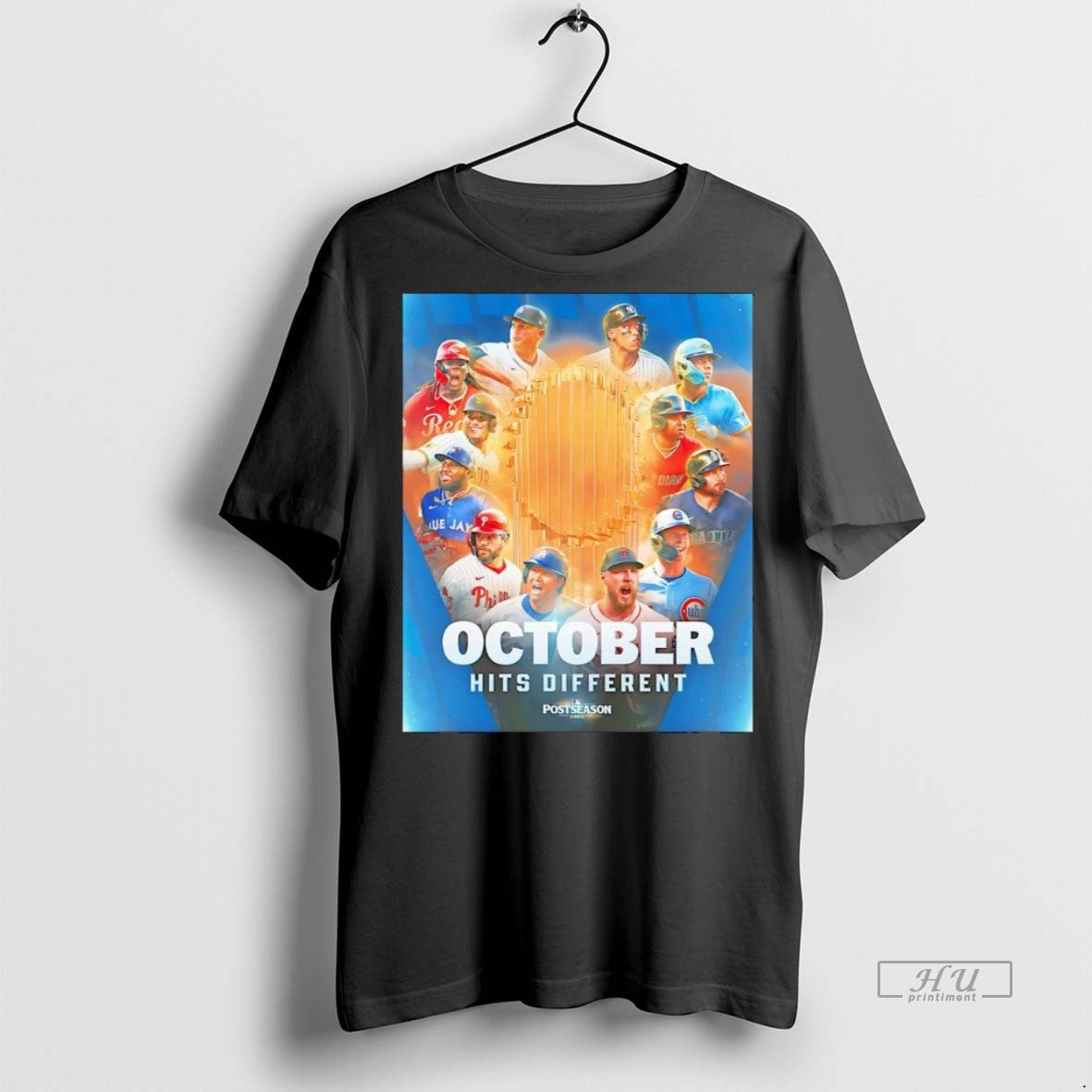 Officials October Hits Different 2025 Postseason Players T Shirt Sweater