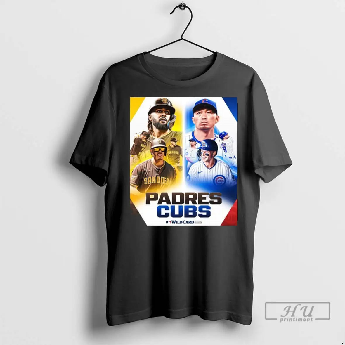 Officials Padres Vs Cubs 2025 Wild Card Game T Shirt