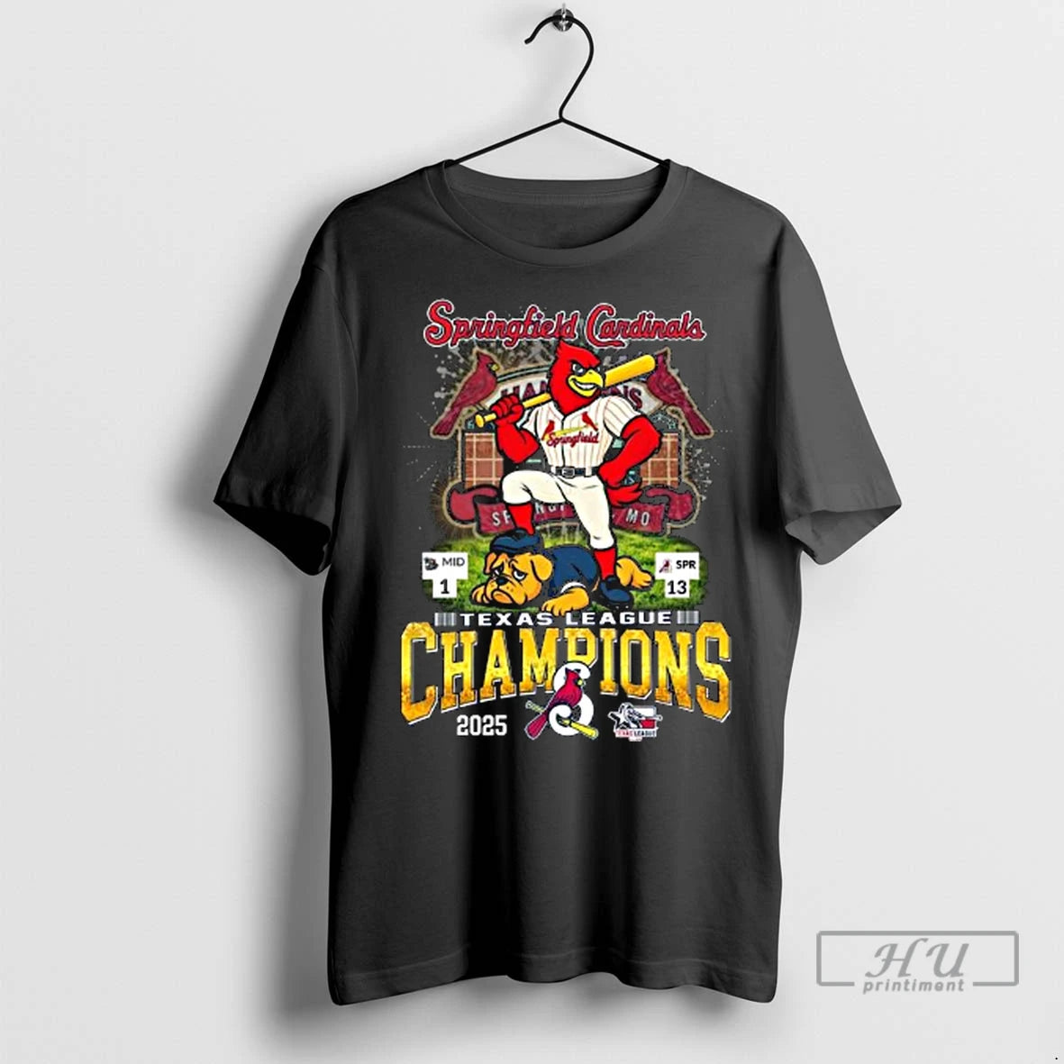 Officials Springfield Cardinals Mascot Texas League Champions Fireworks 2025 Long Sleve T Shirt