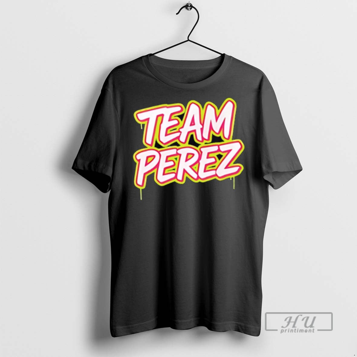 Officials Team Perez Text Design T Shirt
