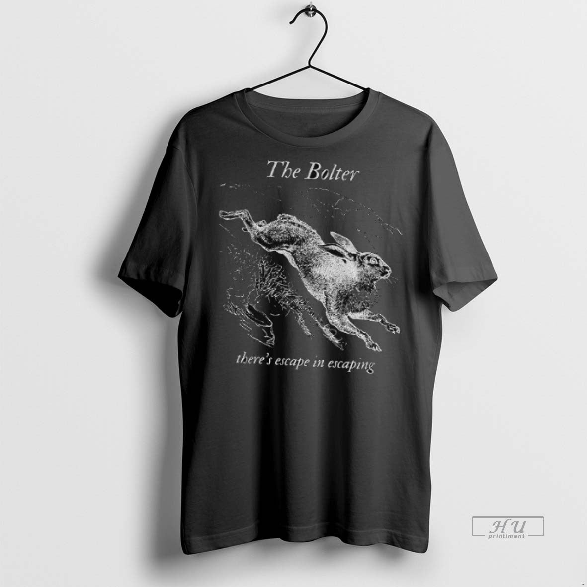 Officials The Bolter Swift Rabbit Graphic Theres Escape In Escaping Shirt Sweater