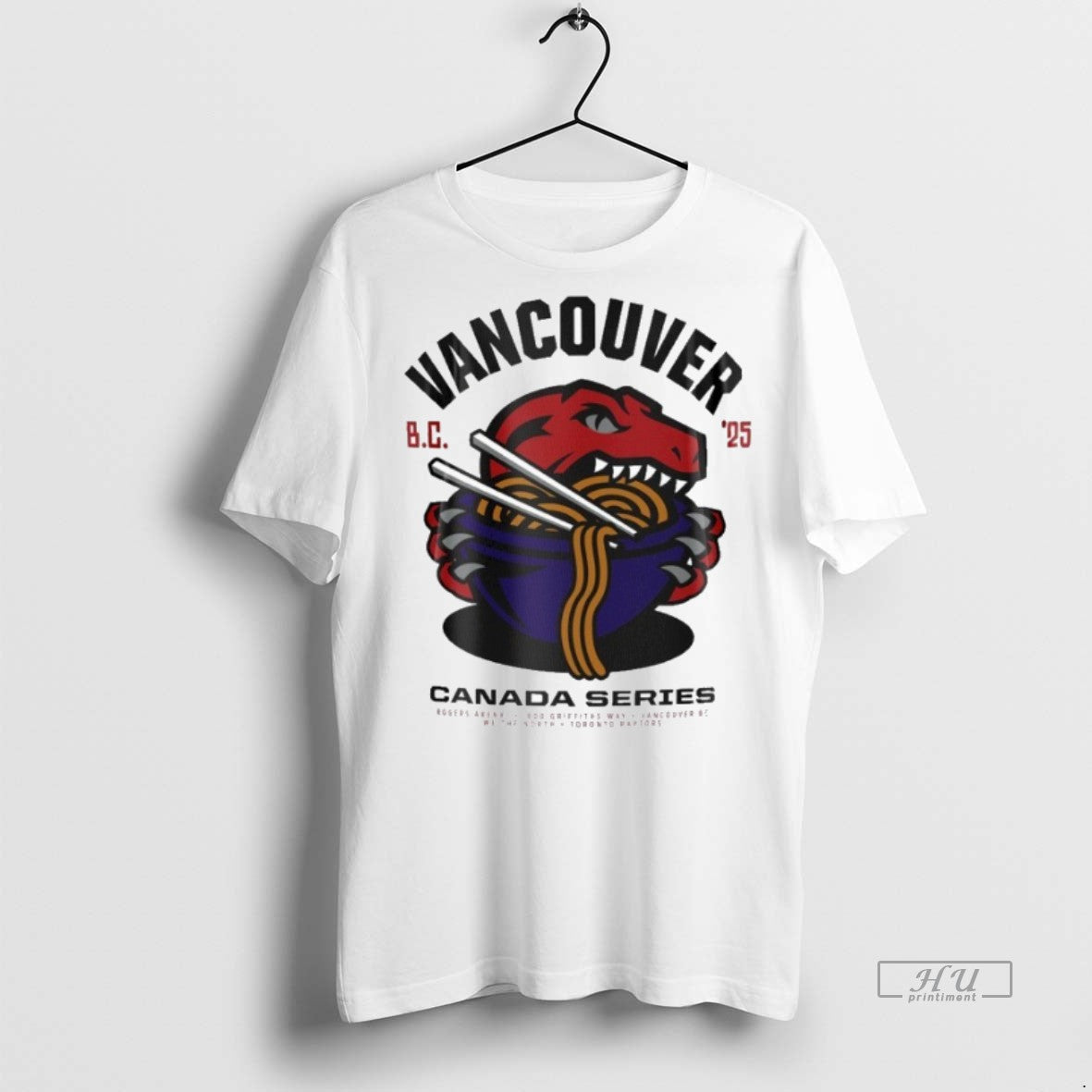 Officials Toronto Raptors Canada Series Vancouver Bc 2025 Mascot Shirt Sweater