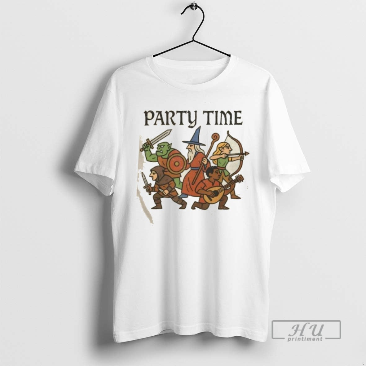 Officials Trending Party Time Adventurers Wizard T Shirt